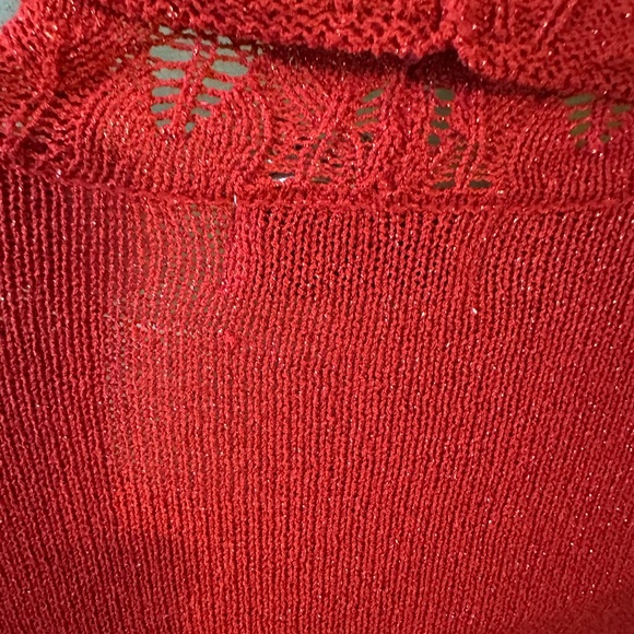 Classy red Alfred Dunner sweater - Picture 7 of 11